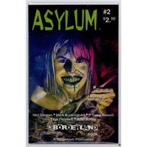 ASYLUM #2, A Millennium Publication, A Borderland Book NEIL GAIMAN & more! ©1993